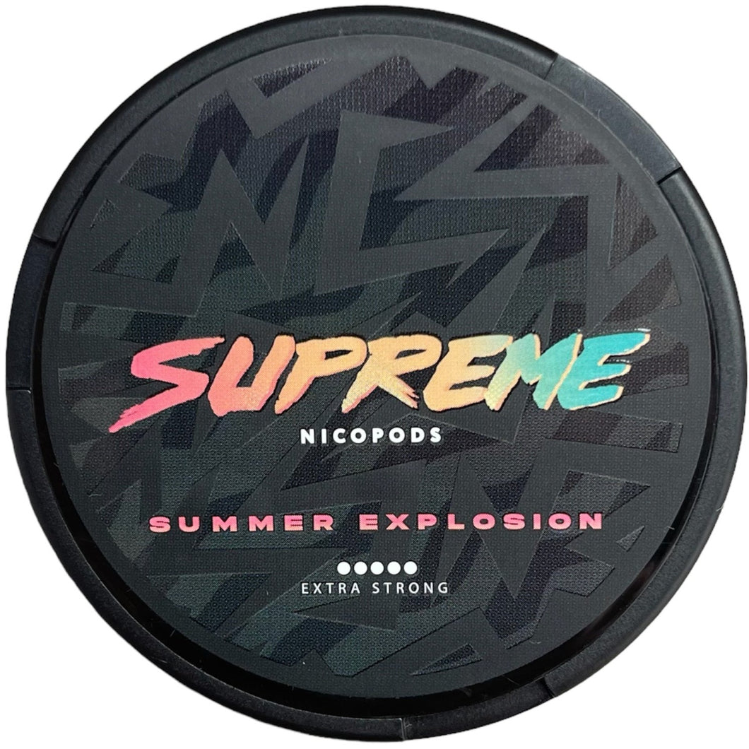 Supreme Summer Explosion | Nicotine Pouches | PODS UK