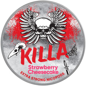 Killa Strawberry Cheesecake | Nicotine Pouches | PODS UK