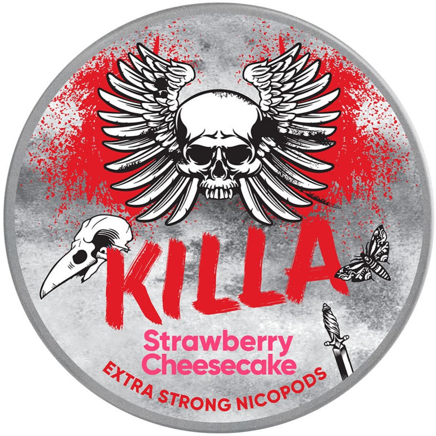 Killa Strawberry Cheesecake | Nicotine Pouches | PODS UK