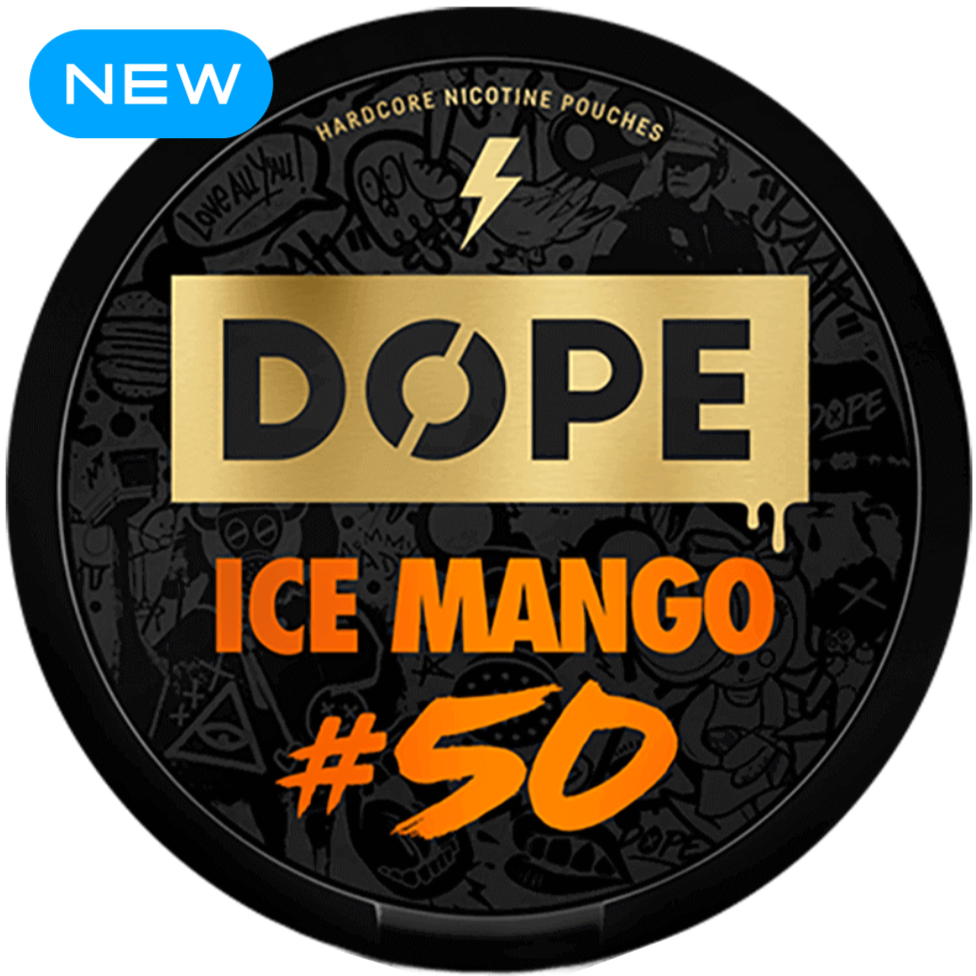 DOPE Ice Mango #50 | PODS UK | Nicotine Pouches