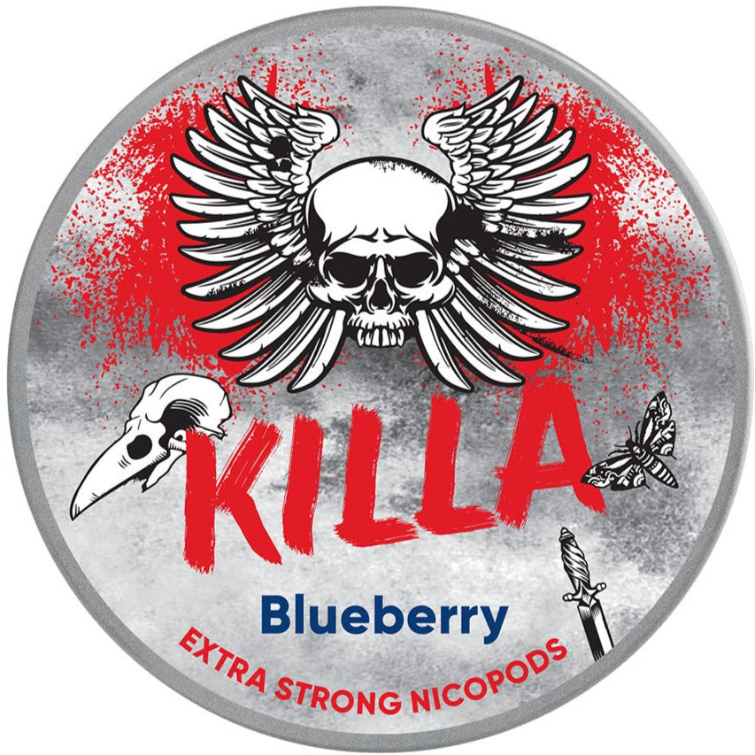 Killa Blueberry | PODS UK | Nicotine Pouches